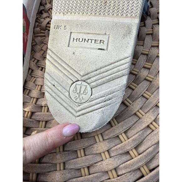 Hunter Sandals Womens US 7 UK 5 Flip Flop Slides Multicolor Floral - Picture 7 of 13